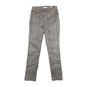 Beija Flor‎ Jeans Animal Herringbone Jennifer Skinny Stretch Women 6 (29x30)